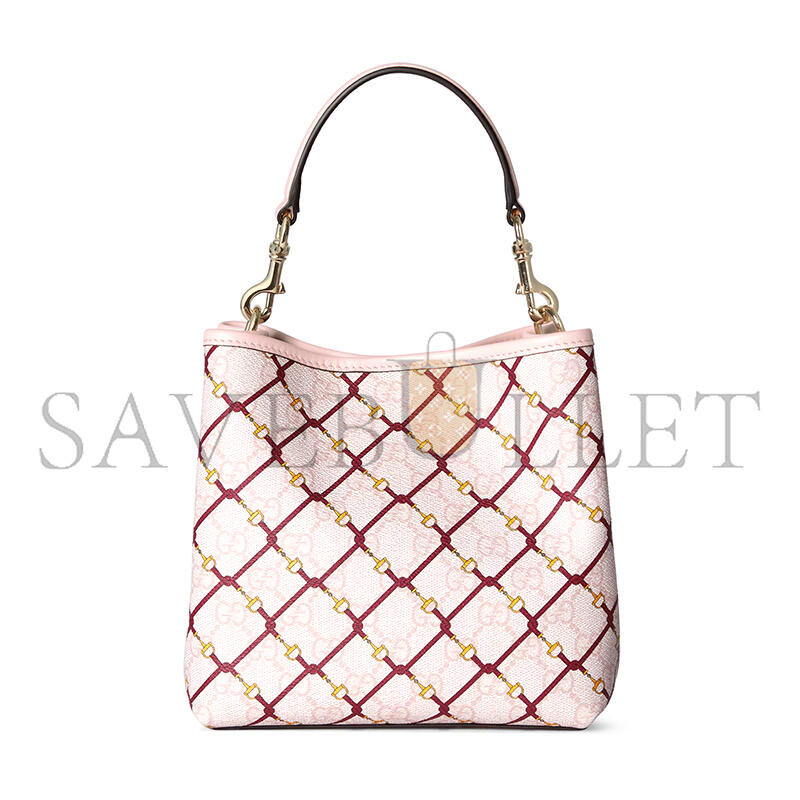 GUCCI GG EMBLEM SMALL BUCKET BAG 815118 (25*25*15cm)